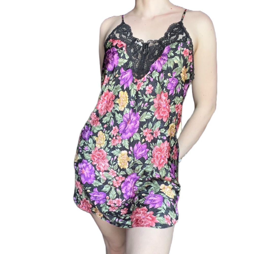 Vintage floral slip